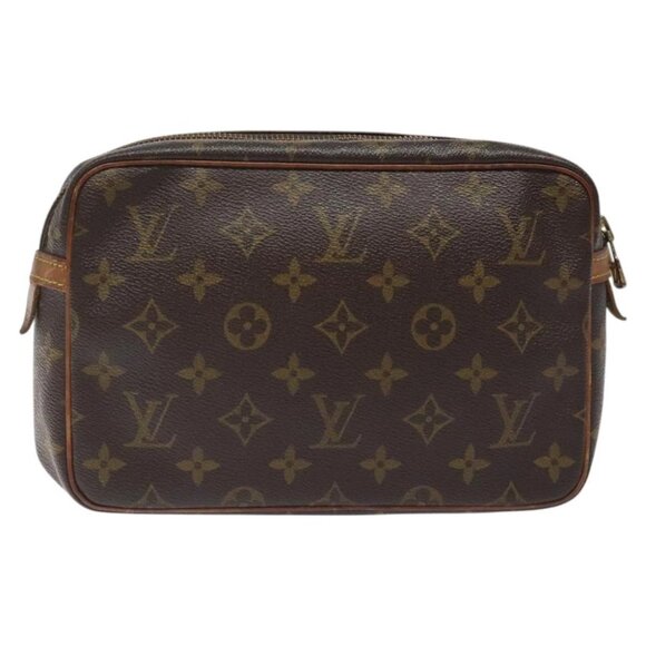 LOUIS VUITTON Monogram Compiegne 23 Clutch Bag M51847 LV Auth 122129 - Picture 4 of 16